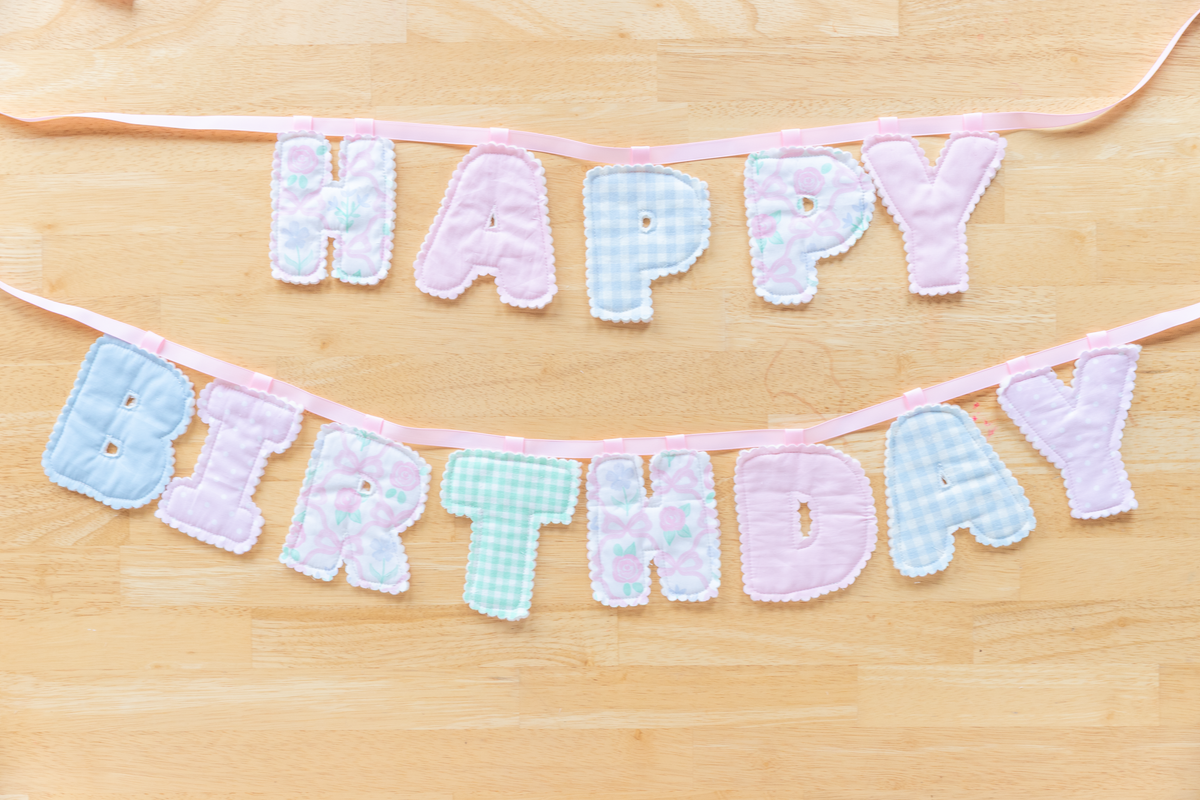 Custom Fabric Name Banner
