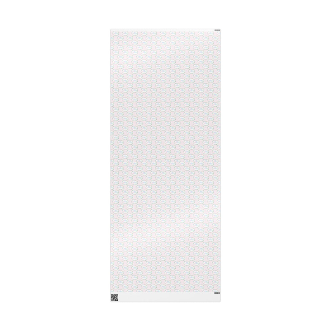 Floral Pastel Pumpkisns Wrapping Paper Roll — Pastel Gift Wrap