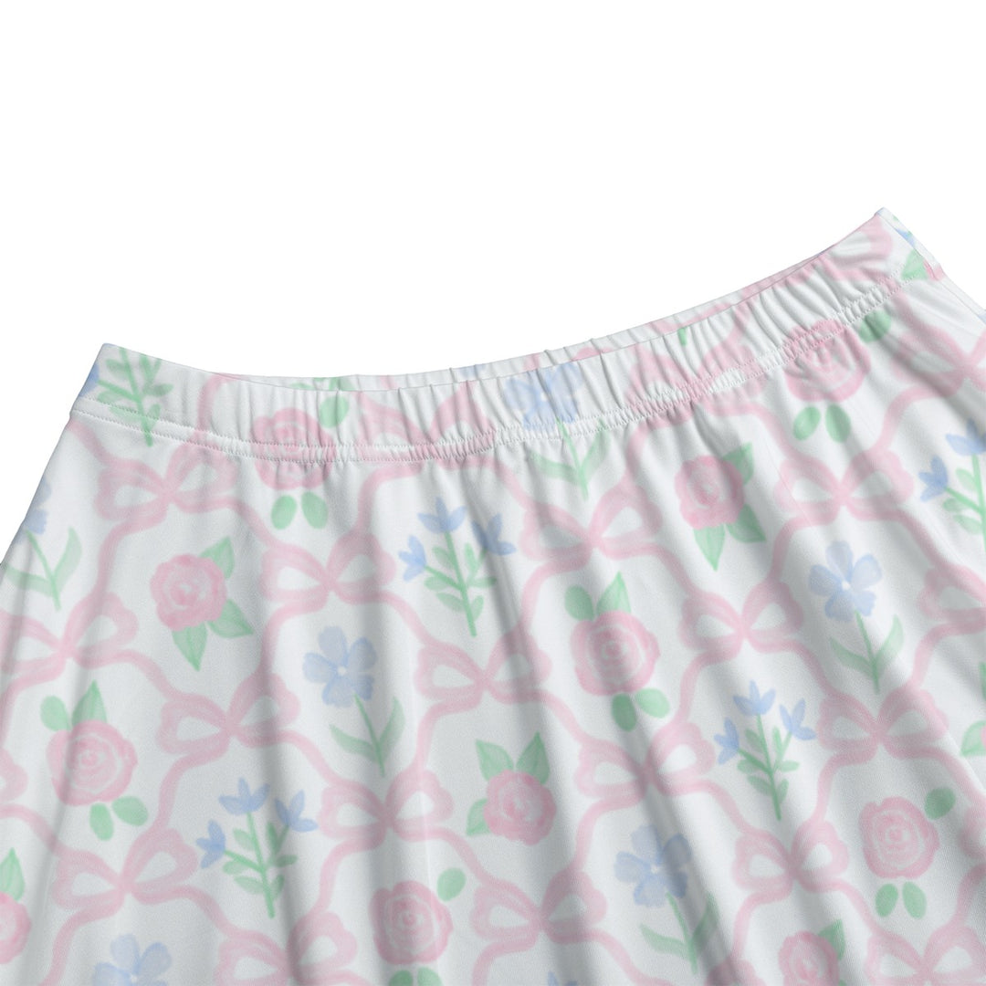 The Sugarplum Bow &amp; Blossom Midi Skirt