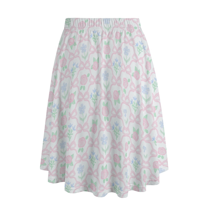 The Sugarplum Bow &amp; Blossom Midi Skirt
