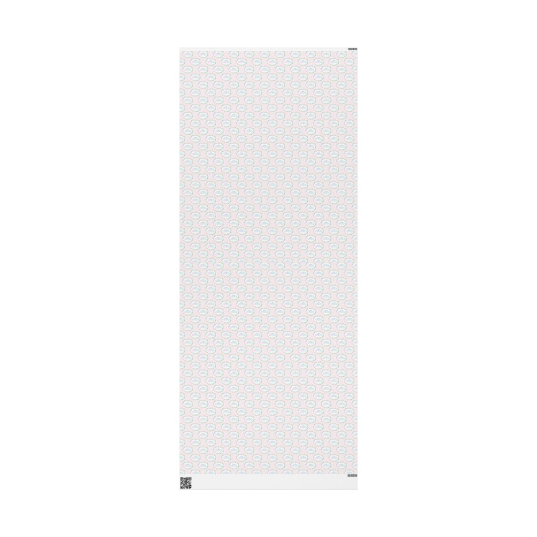 Floral Pastel Pumpkisns Wrapping Paper Roll — Pastel Gift Wrap