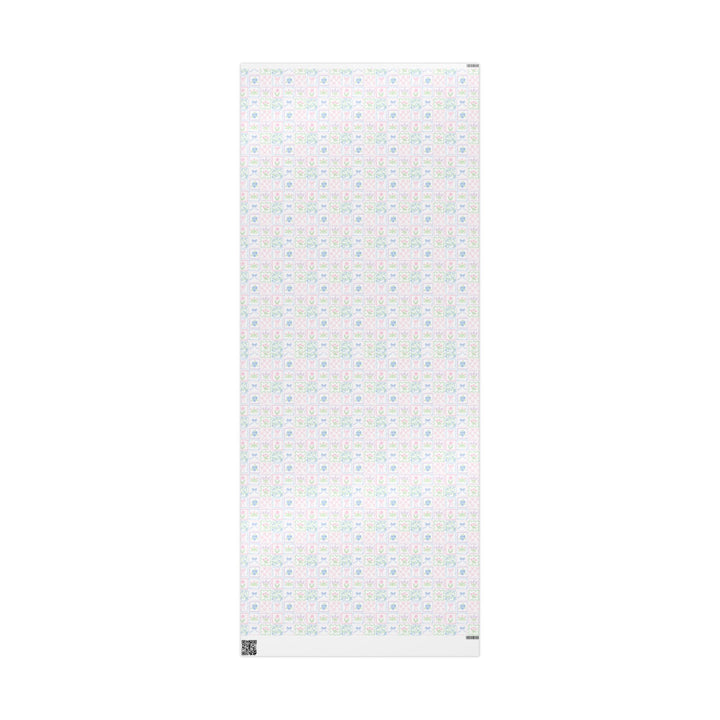 Watercolor Preppy Patchwork Gift Wrap