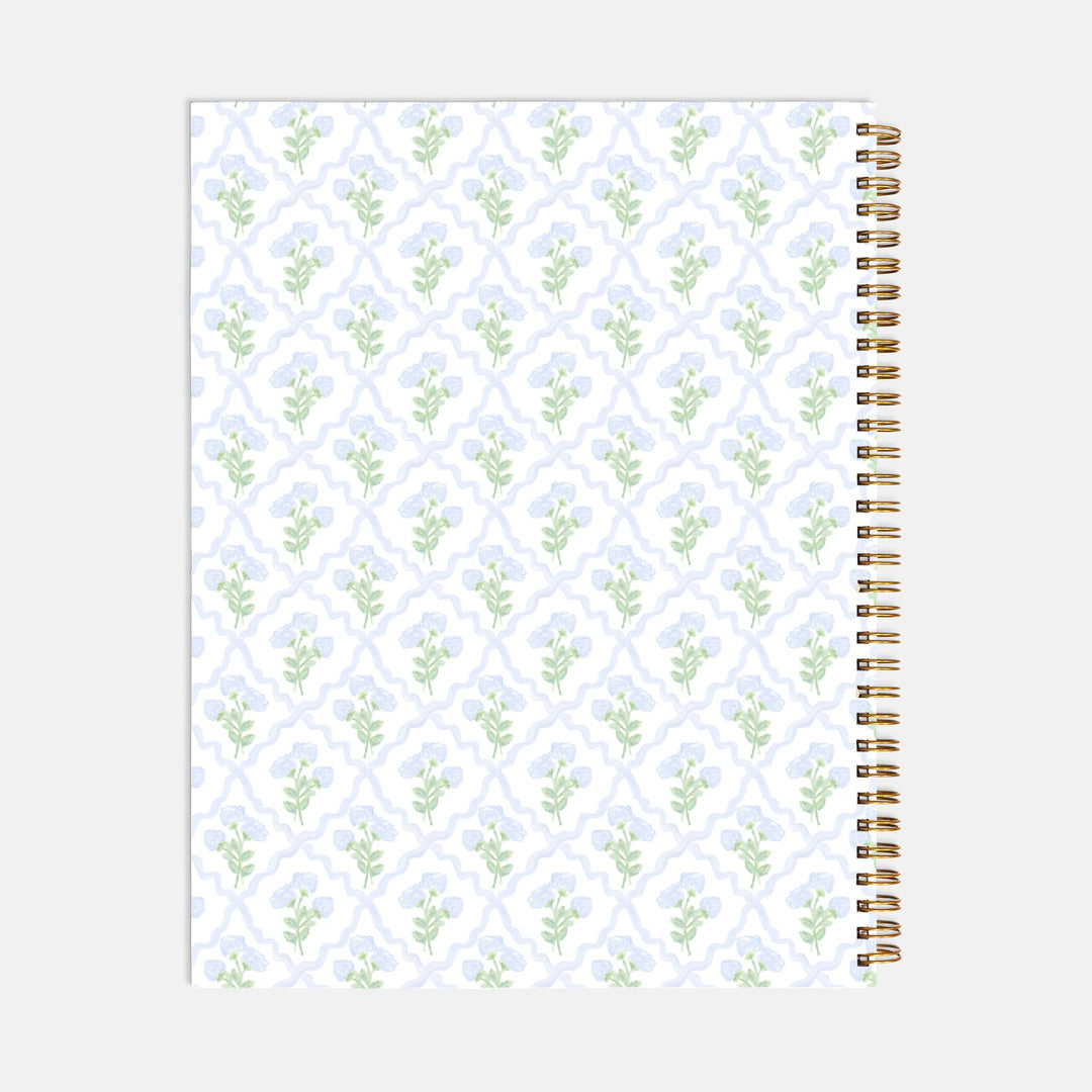 Hydrangea Trellis Hardcover Notebook