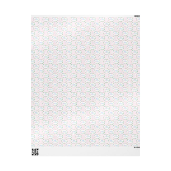 Floral Pastel Pumpkisns Wrapping Paper Roll — Pastel Gift Wrap