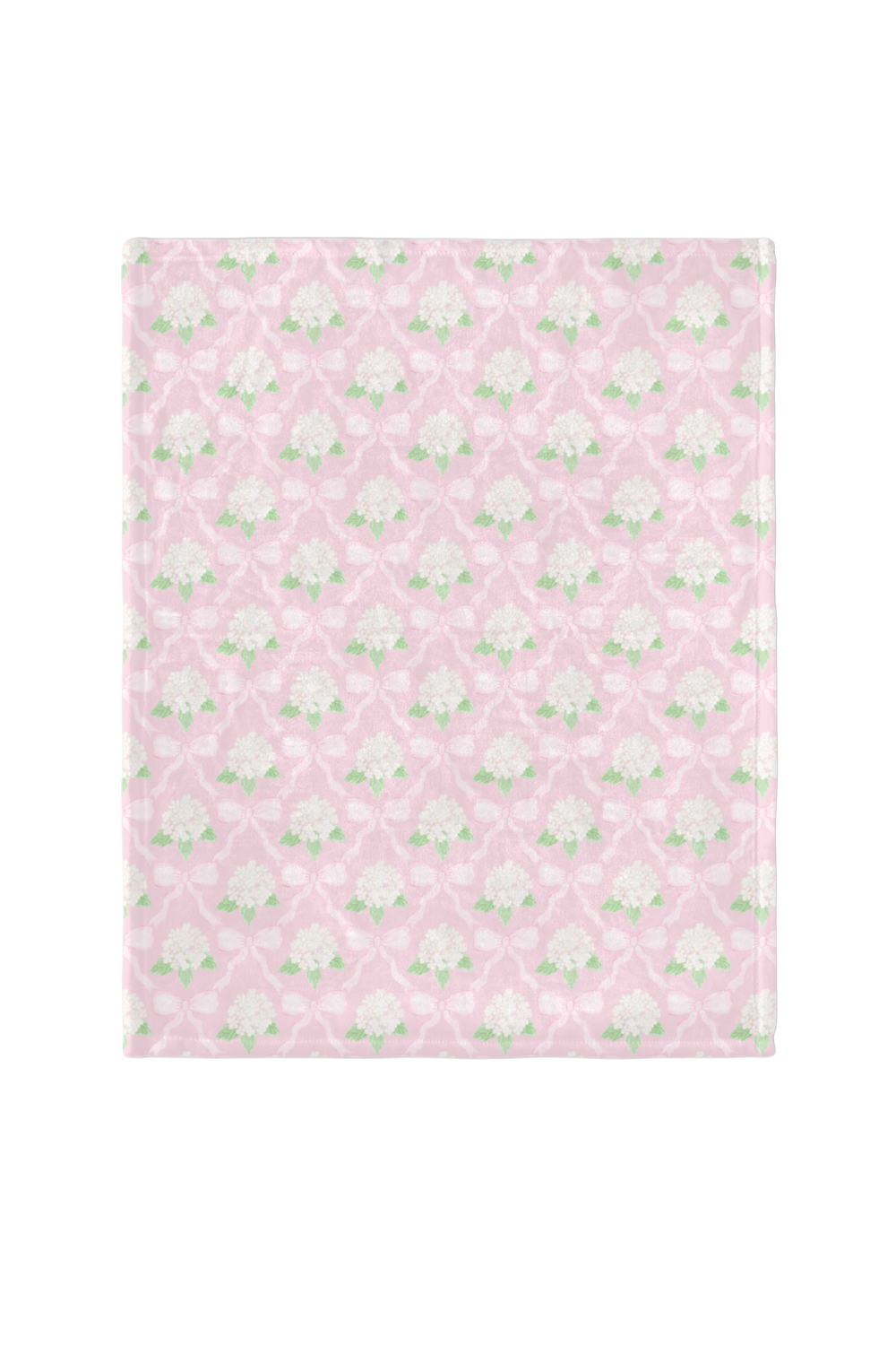 Blush Hydrangea Nursery Minky Blanket