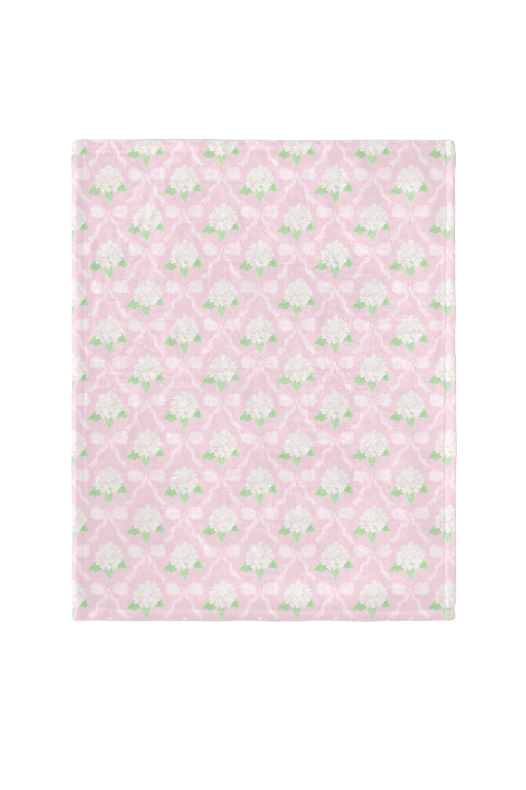 Blush Hydrangea Nursery Minky Blanket