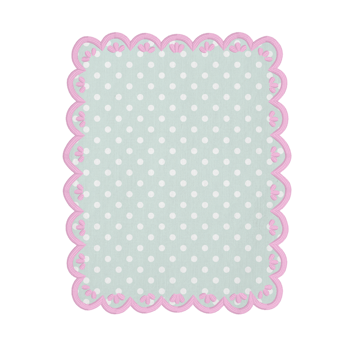 Scallop Rectangle Frame Applique