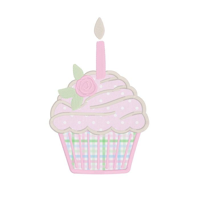Preppy Cupcake Applique