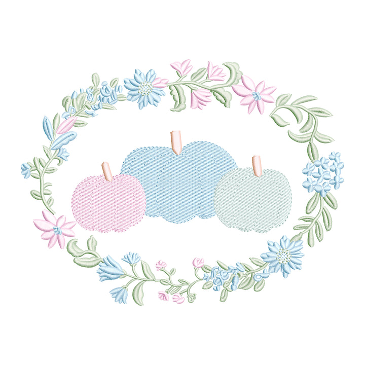 Pumpkins Floral Wreath