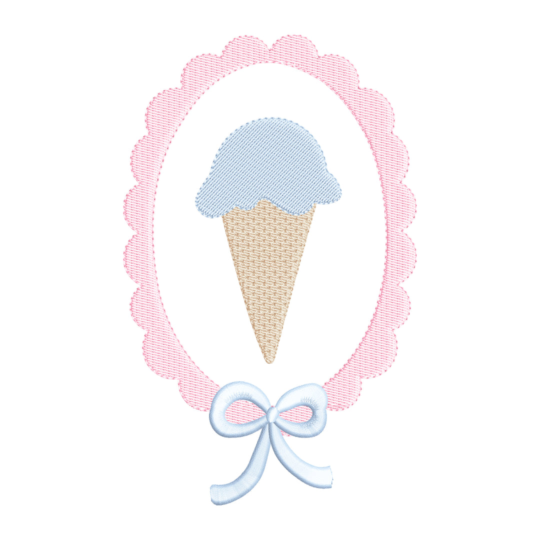 Ice Cream Cone Bow