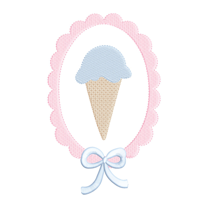 Ice Cream Cone Bow