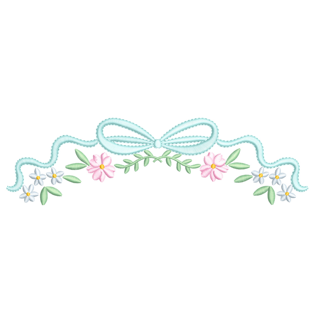 Floral Bow Ribbon