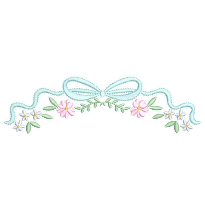 Floral Bow Ribbon