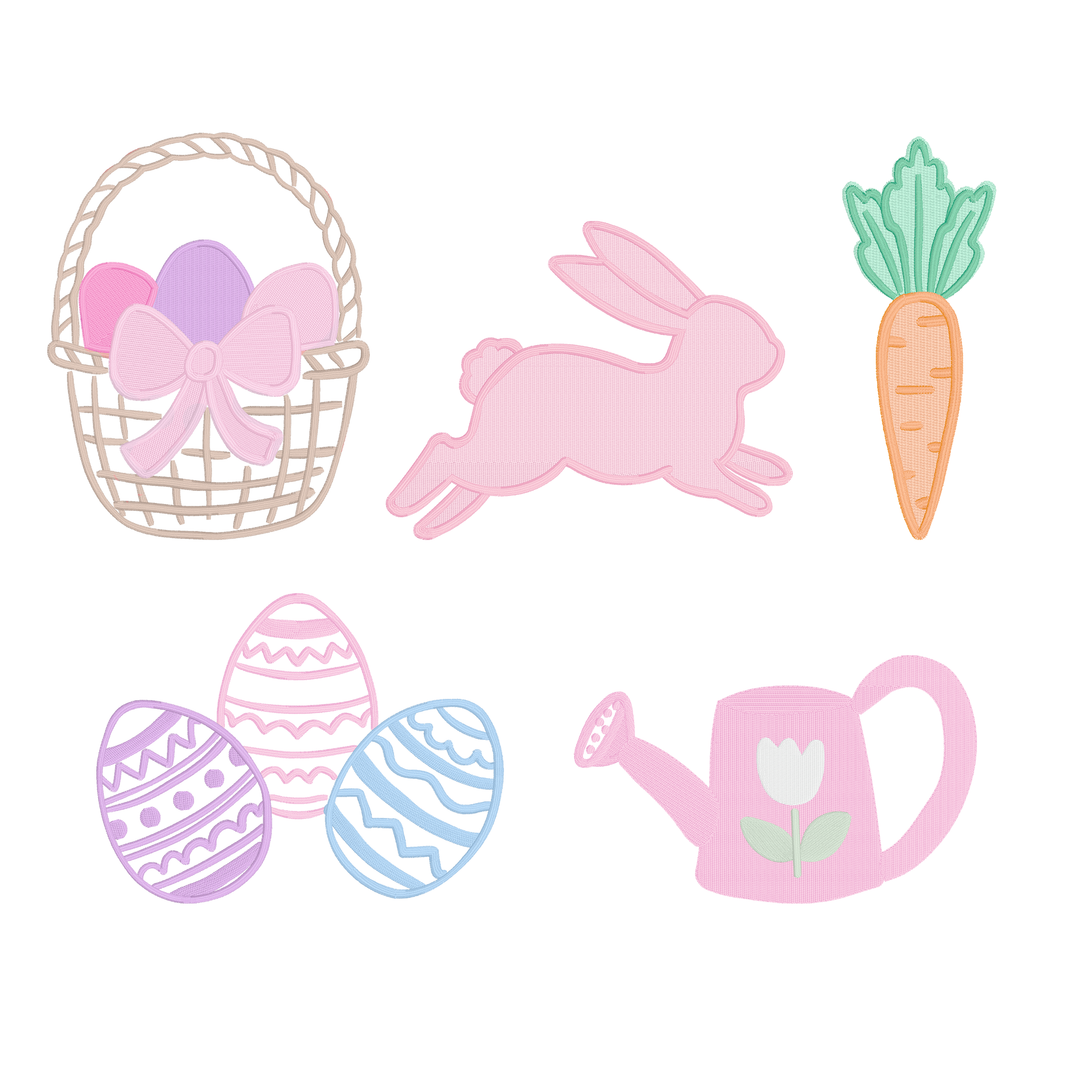 Preppy Easter Embroidery Mini Pack