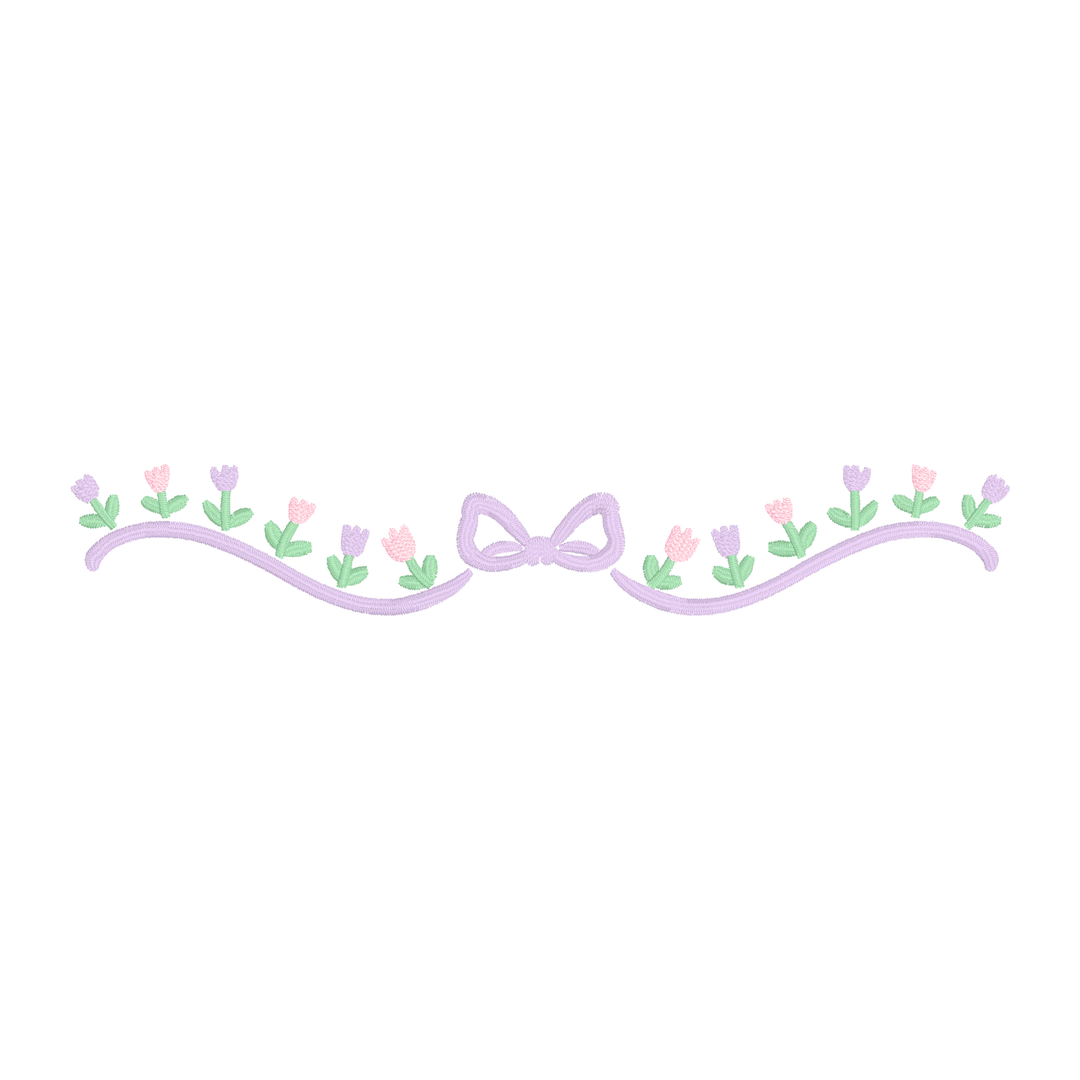 Spring Bow With Tulips
