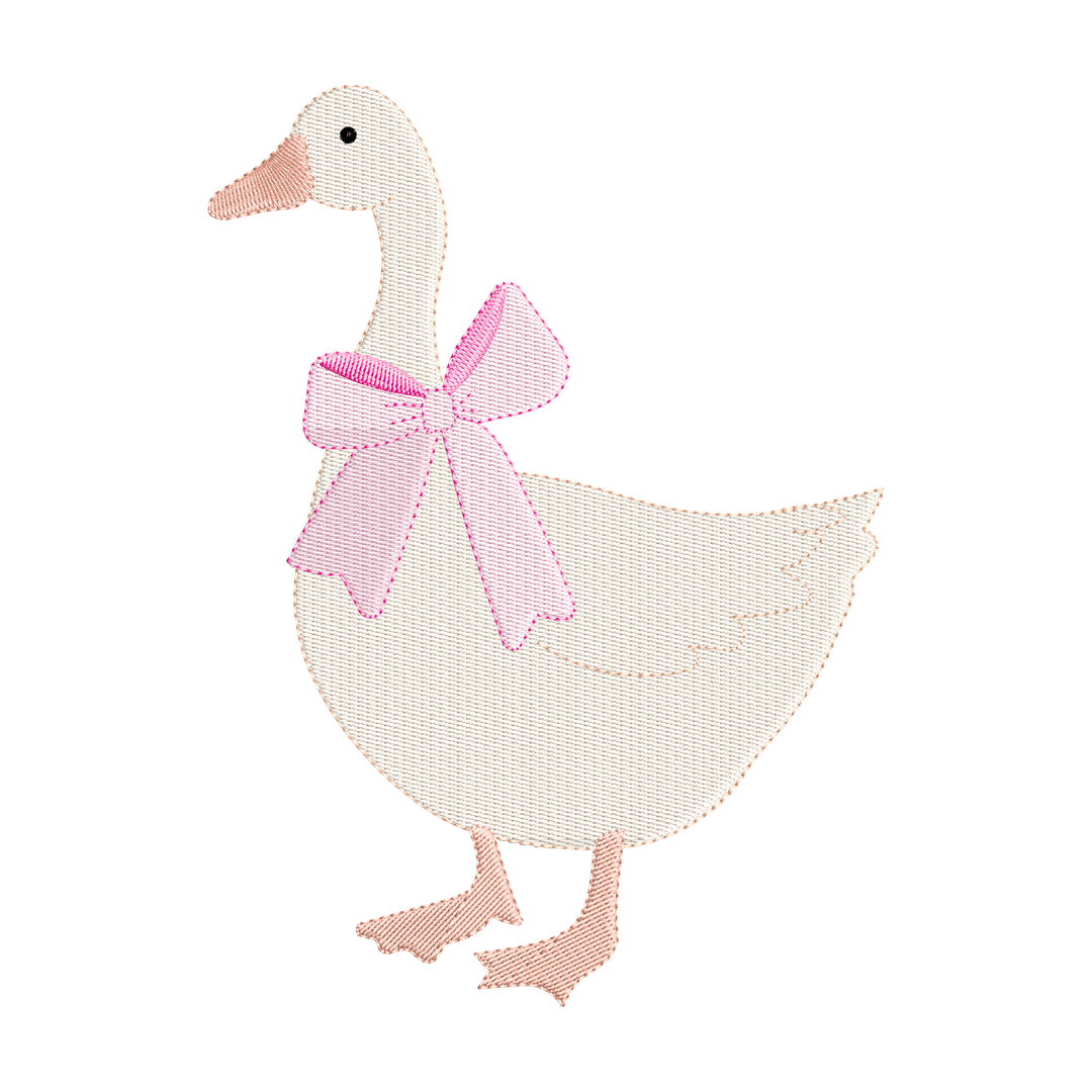 Silly Goose with Bow