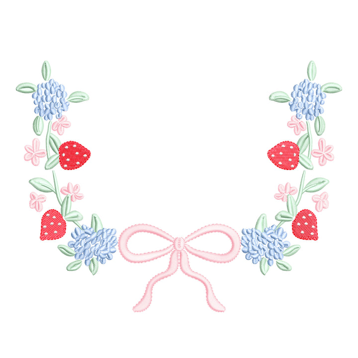 Strawberries &amp; Bow Crest