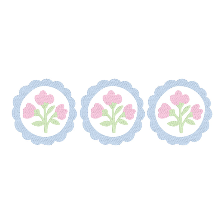 Floral Scallop Frames