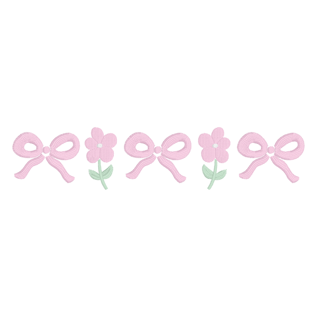 Spring Bows With Flowers