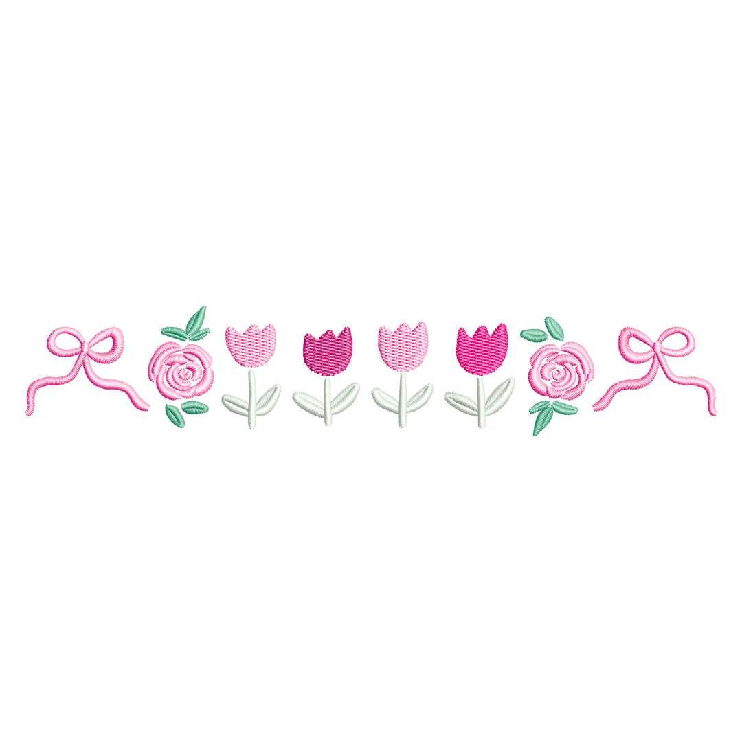 Preppy Tulips Spring Floral