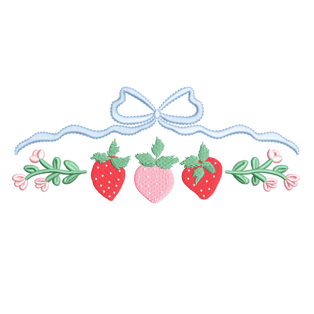 Strawberries &amp; Bow Floral