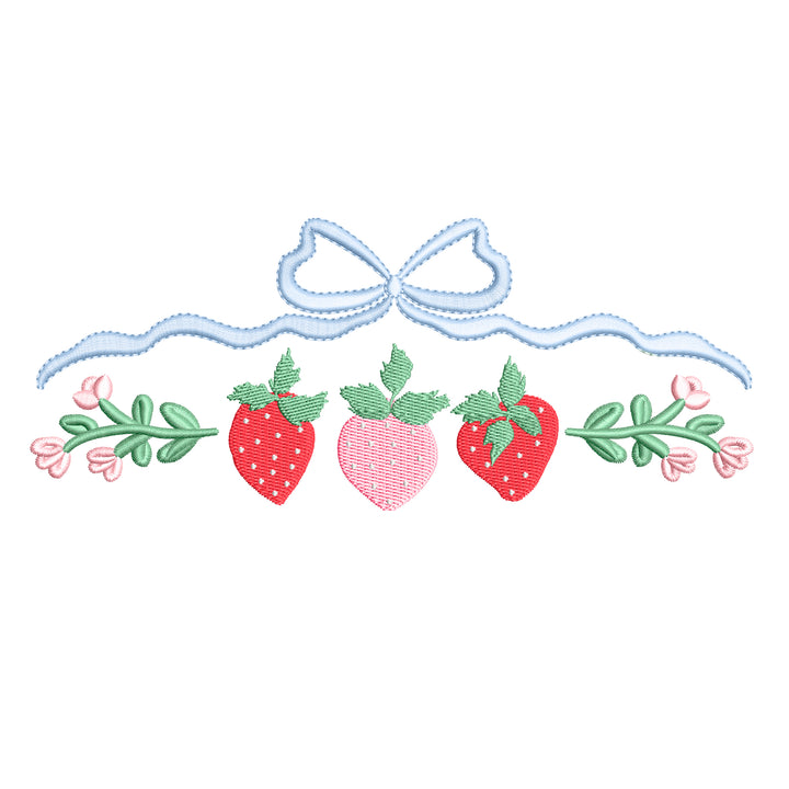 Strawberries &amp; Bow Floral