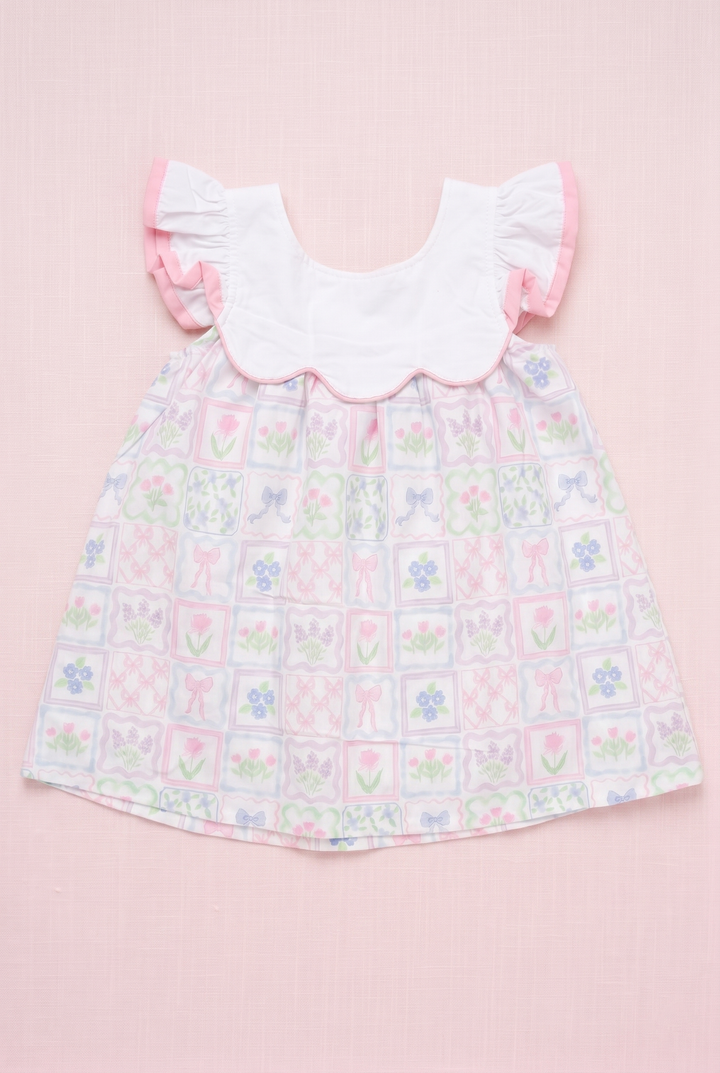 Preppy Patchwork Dress Pre-Order ETA August