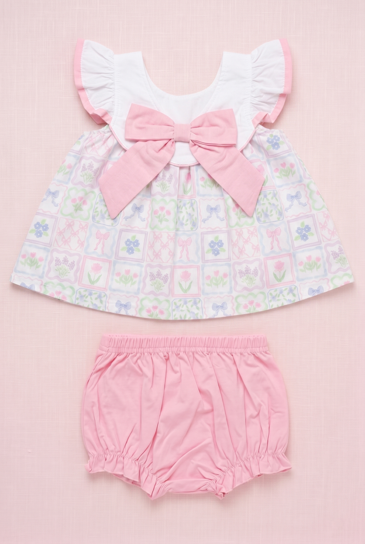 Preppy Patchwork Bloomer Set Pre-Order ETA August