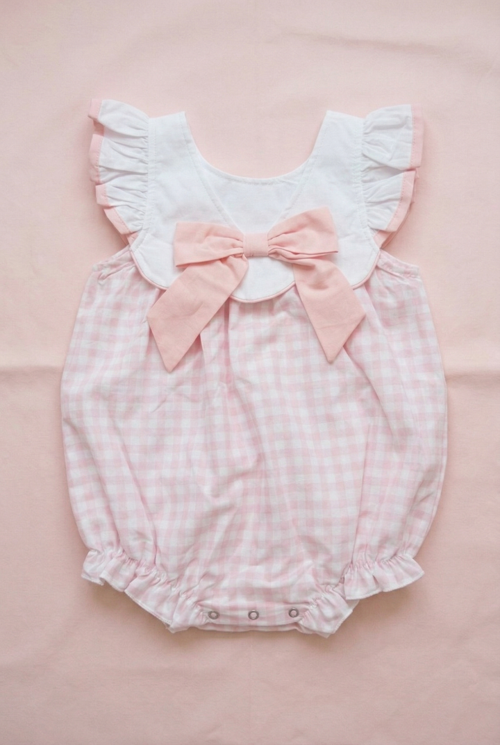 Preppy Scallop Gingham Bubble Pre-Order ETA July