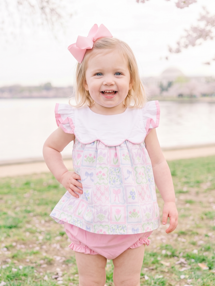 Preppy Patchwork Bloomer Set Pre-Order ETA August
