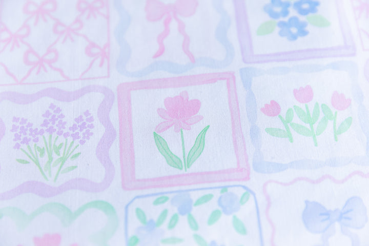 Watercolor Patchwork Cotton Poplin