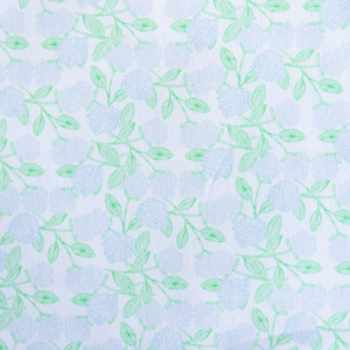 Preppy Hydrangea Cotton Poplin