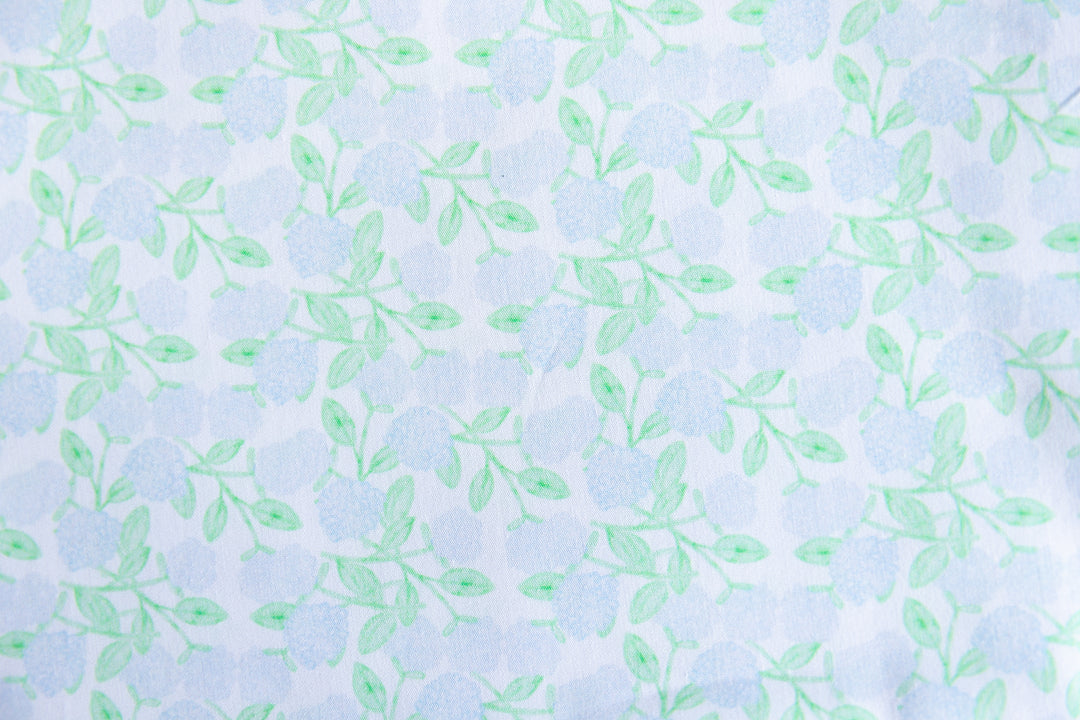 Preppy Hydrangea Cotton Poplin
