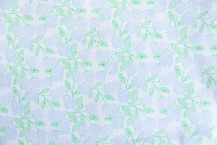 Preppy Hydrangea Cotton Poplin
