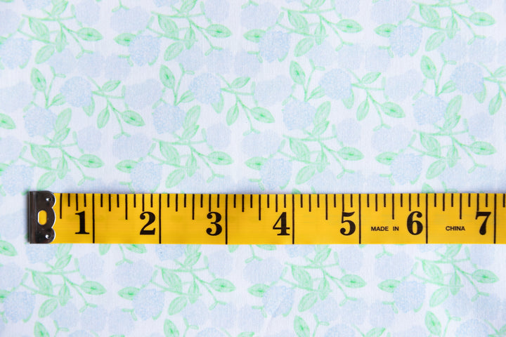 Preppy Hydrangea Cotton Poplin