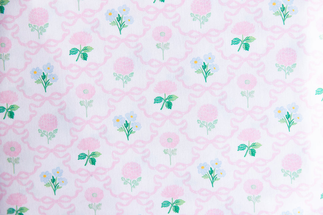 Floral Ribbonerie Cotton Poplin