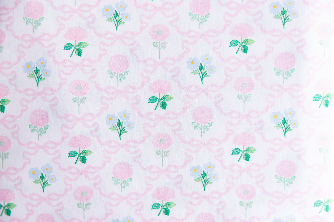 Floral Ribbonerie Cotton Poplin