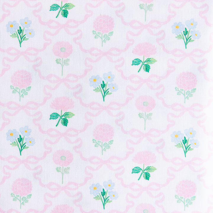 Floral Ribbonerie Cotton Poplin