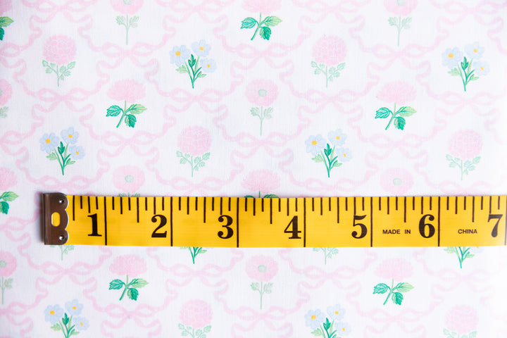 Floral Ribbonerie Cotton Poplin