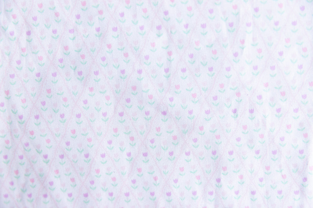 Spring Tulips Cotton Poplin