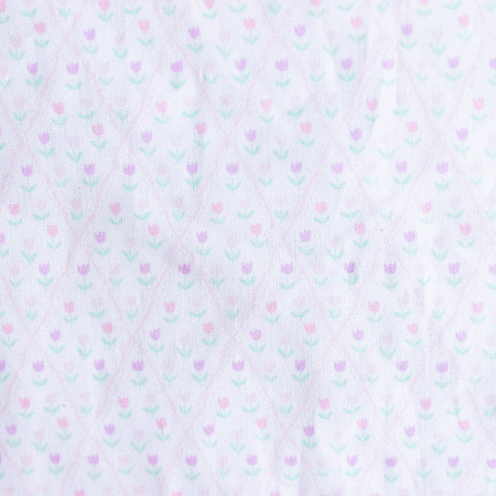 Spring Tulips Cotton Poplin