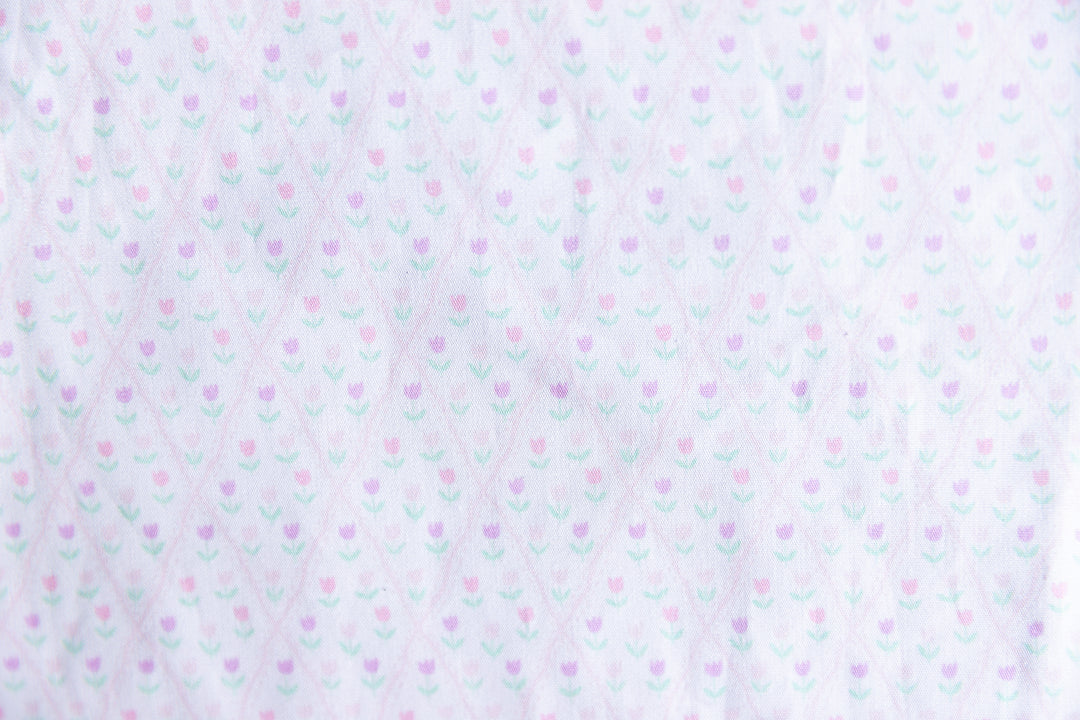Spring Tulips Cotton Poplin