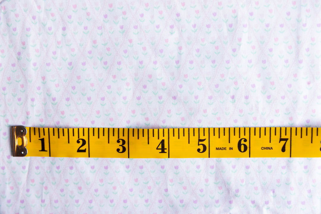 Spring Tulips Cotton Poplin