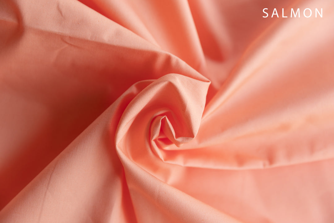 Solid Colors Pure Cotton Poplin