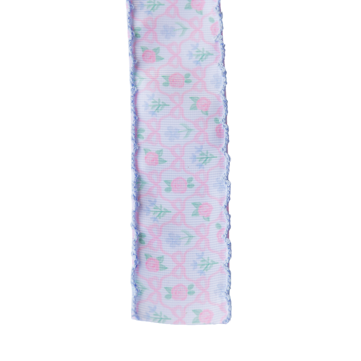 Preppy Ribbonerie Floral Ribbon Scallop Edge
