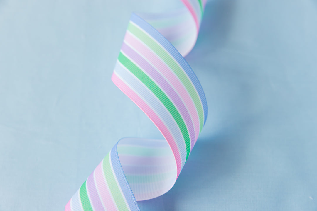 Preppy Striped Ribbon