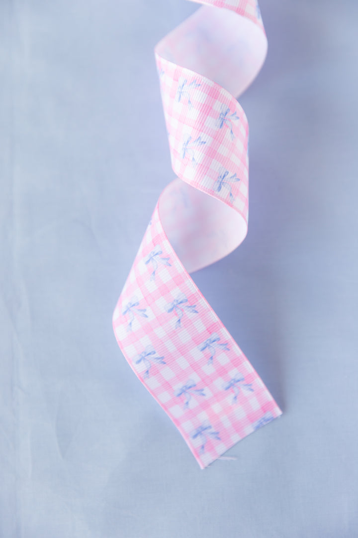 Preppy Gingham Bows Ribbon
