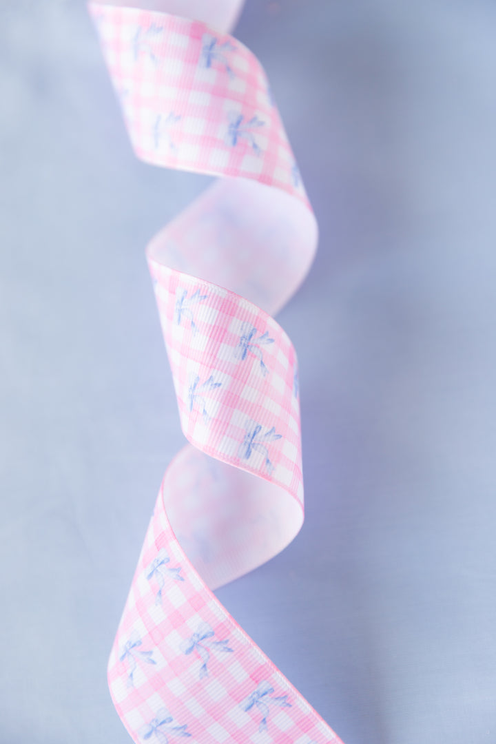 Preppy Gingham Bows Ribbon