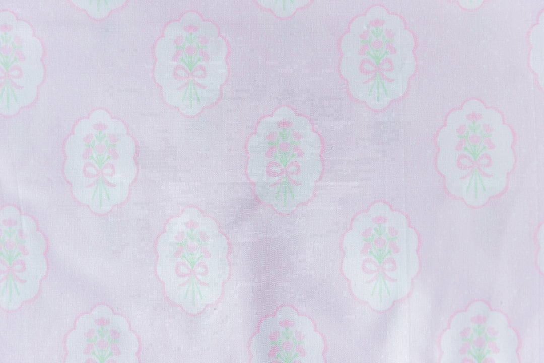 Delicate Floral Cotton Poplin