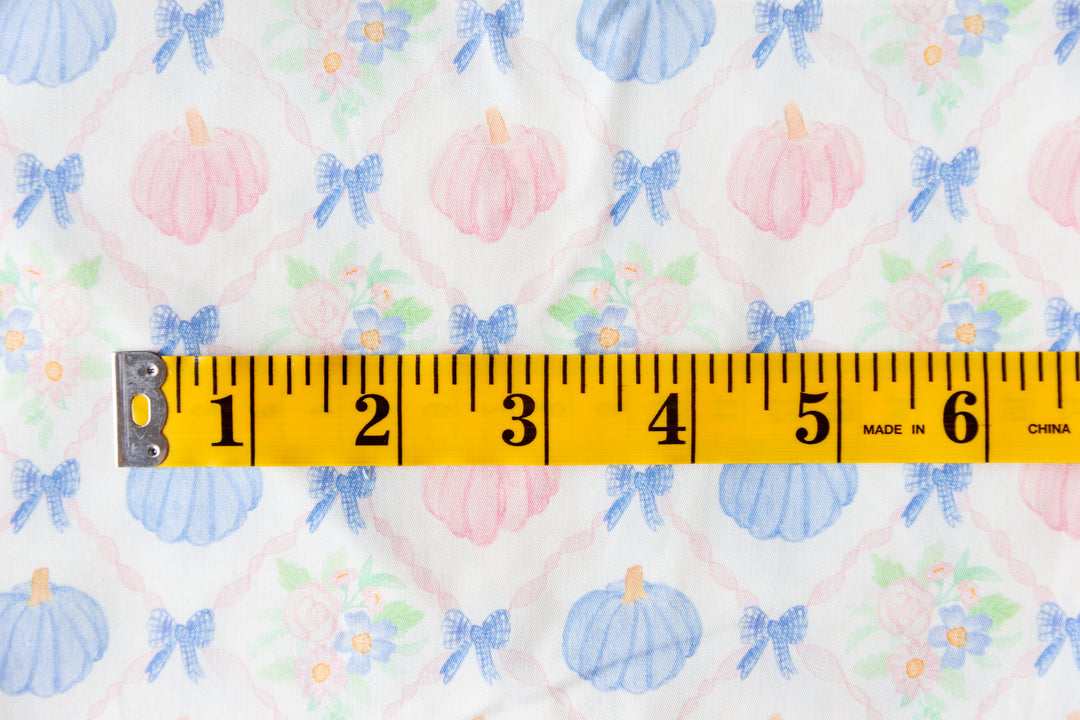Preppy Pumpkins Cotton Poplin